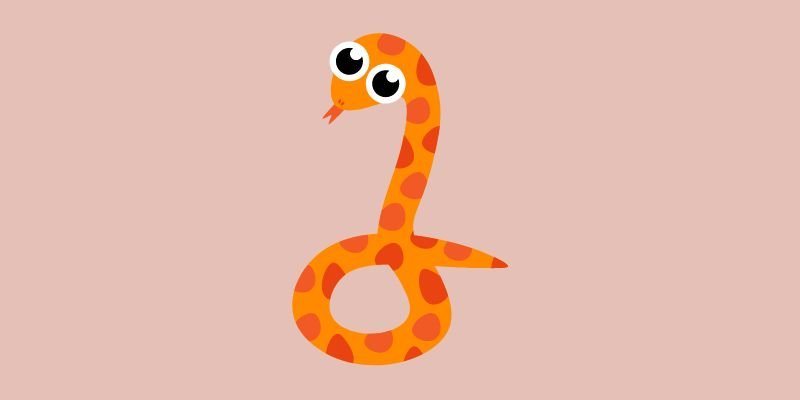 Seeing Orange Snake Meanings